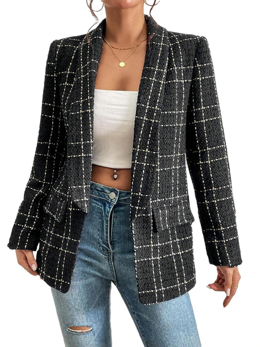 Clara - Blazer de cuadros