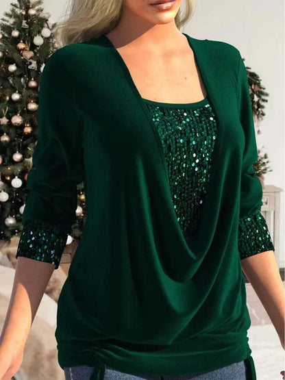 Blusa | Colección Glamour | Detalles brillantes | Perfecta para eventos formales e informales