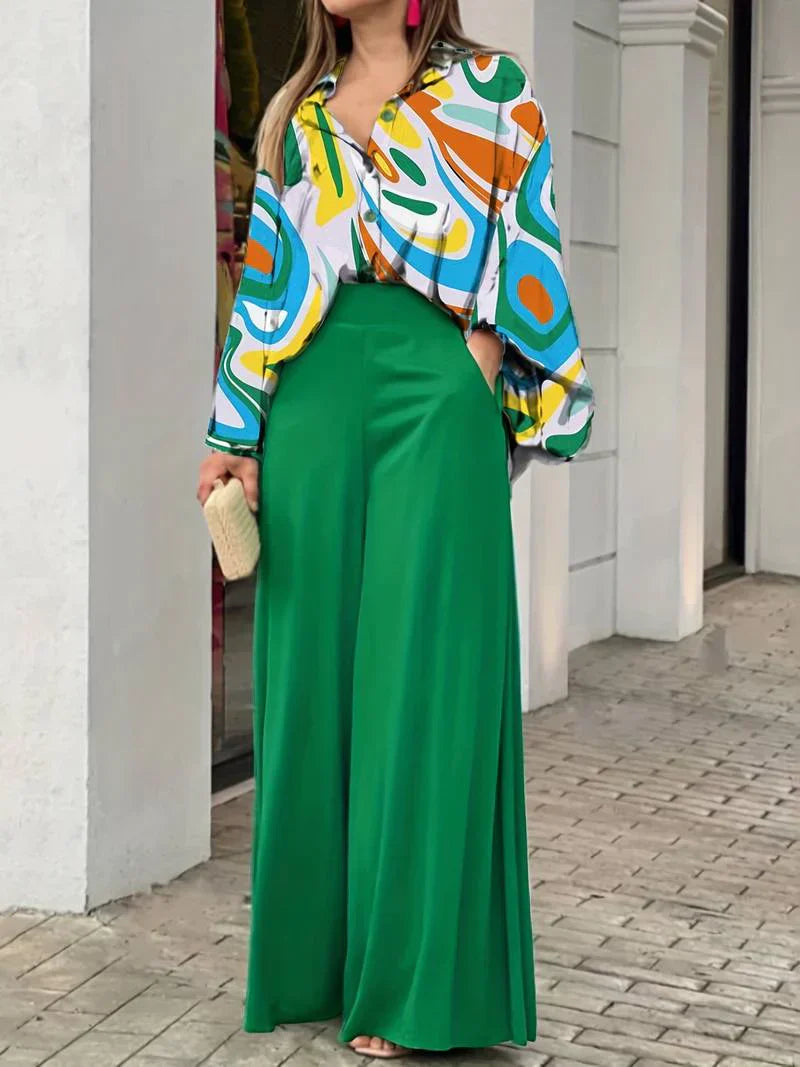 Conjunto de blusa y pantalón | Holly