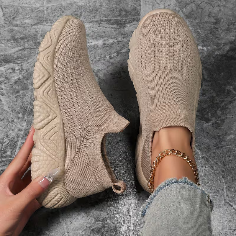 Sneakersy Damskie Wsuwane na Platformie