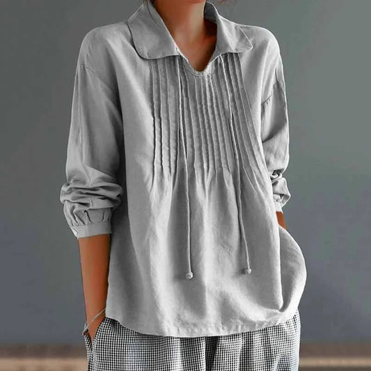 Leny | Blusa plisada para mujer