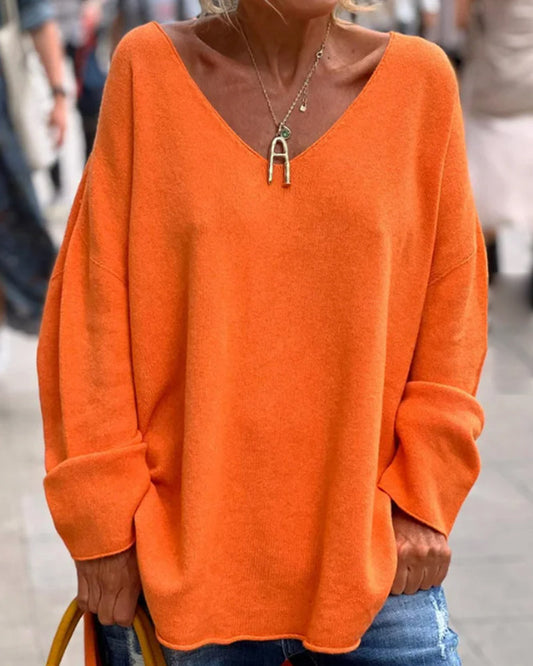 Camiseta de tirantes holgada con cuello en V