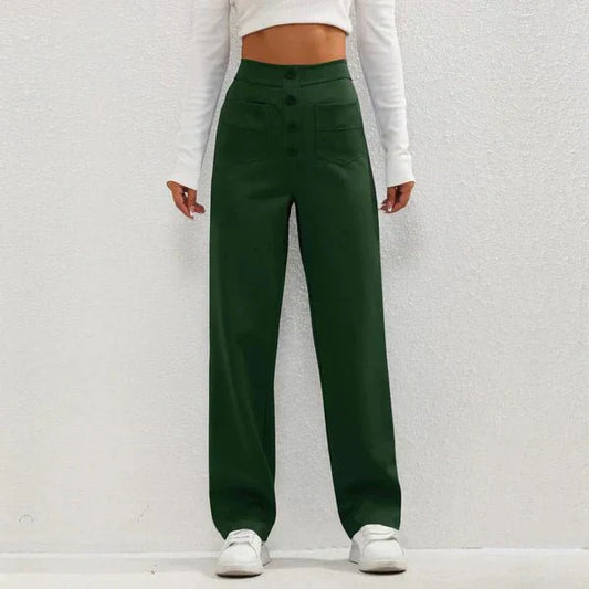 pantalones acampanados chic para mujer