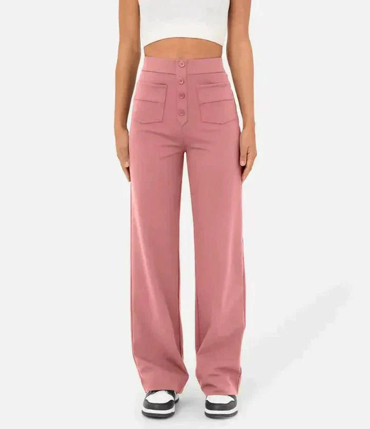 pantalones acampanados chic para mujer