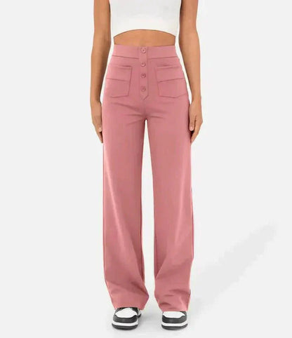 pantalones acampanados chic para mujer