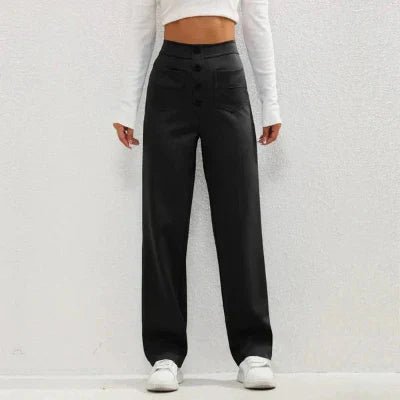 pantalones acampanados chic para mujer
