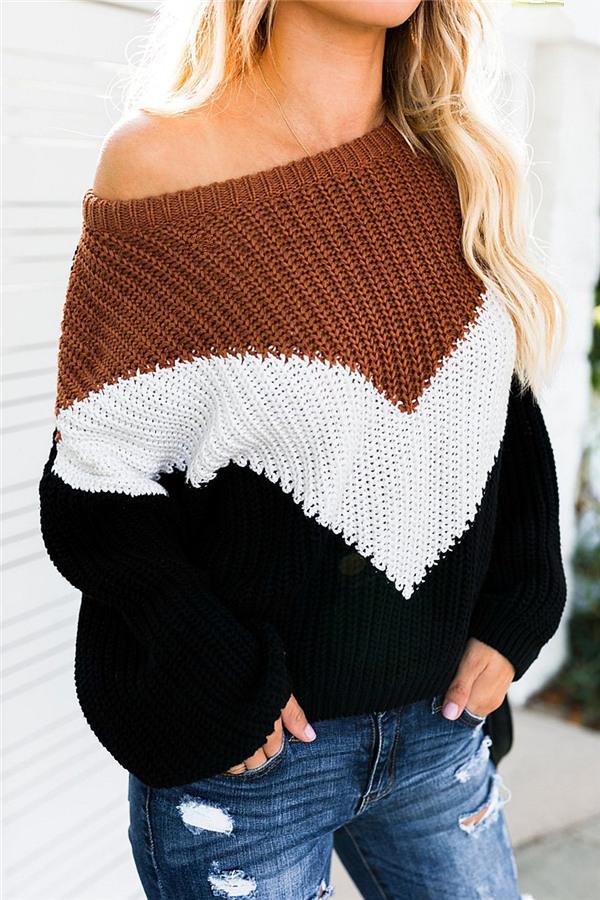 Jersey casual de punto para mujer