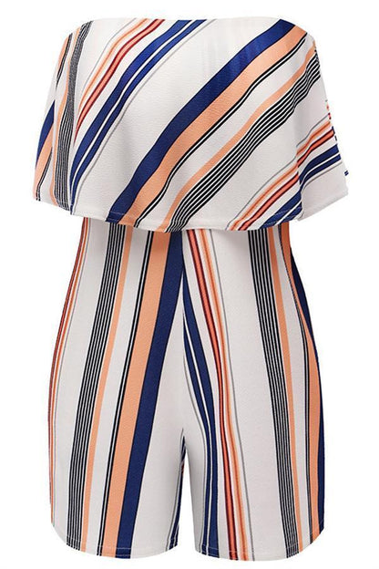 Casual-casual-striped-off-the-shoulder-jumpsuit
