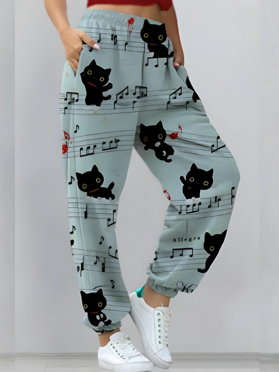 Pantalones estampados chic y elegantes
