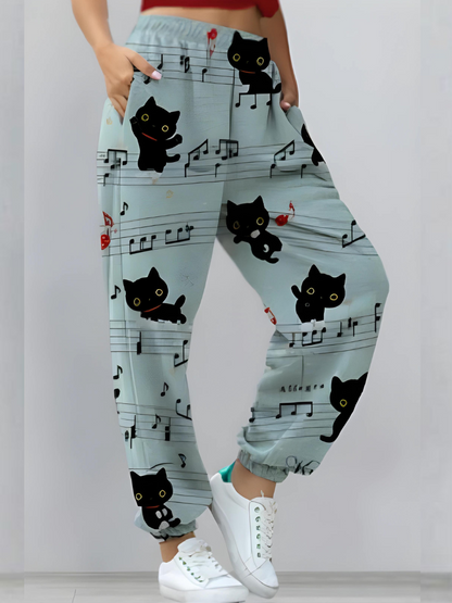 Pantalones estampados chic y elegantes