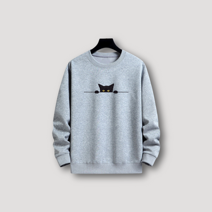 Emil | Sudadera gráfica gato negro