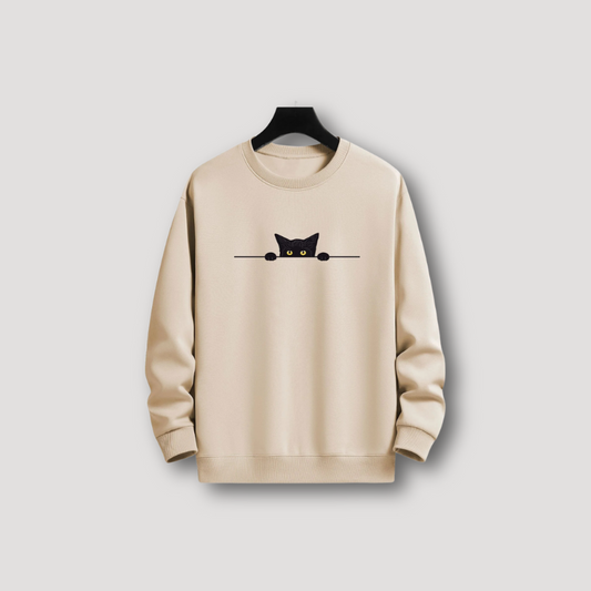 Emil | Sudadera gráfica gato negro