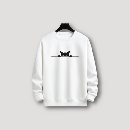 Emil | Sudadera gráfica gato negro