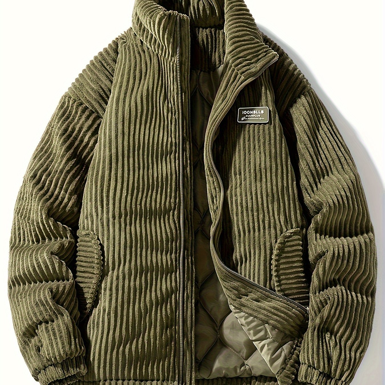 Pim | Abrigo de invierno de pana de estilo desenfadado