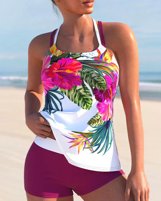 Bañador de colores elegante y chic