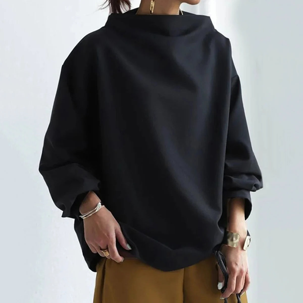 Jersey de manga larga para mujer