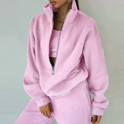 Peja | sudadera y pantalón de mujer con cierre de cremallera
