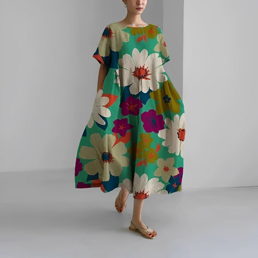 Vestido bohemio con estampado floral