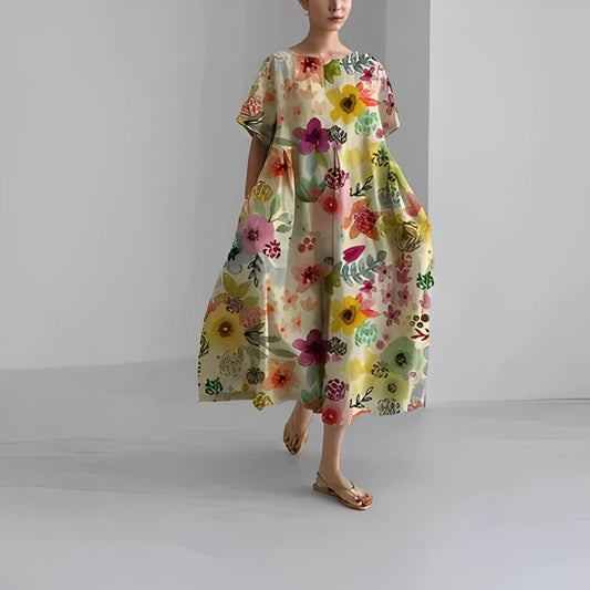 Vestido boho con flores