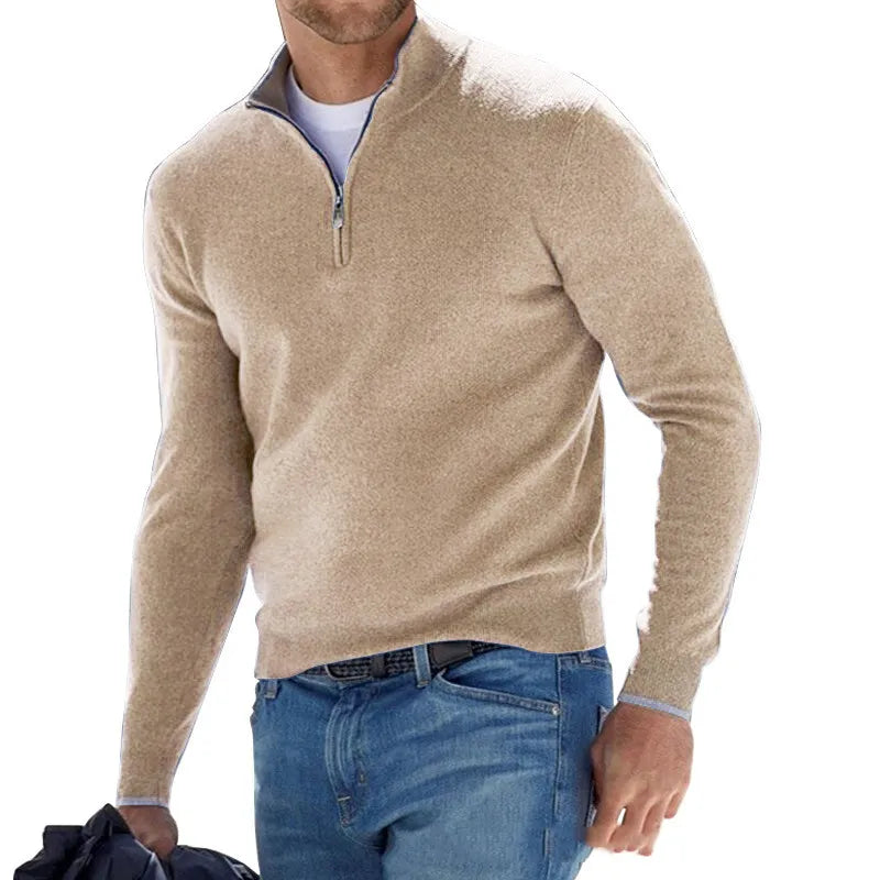 Birke Sweater | Jersey de hombre con media cremallera