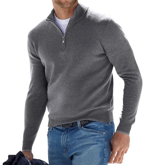 Birke Sweater | Jersey de hombre con media cremallera