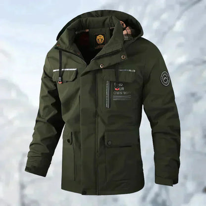 Velur™ | Chaqueta de exterior cómoda, cortaviento e impermeable.