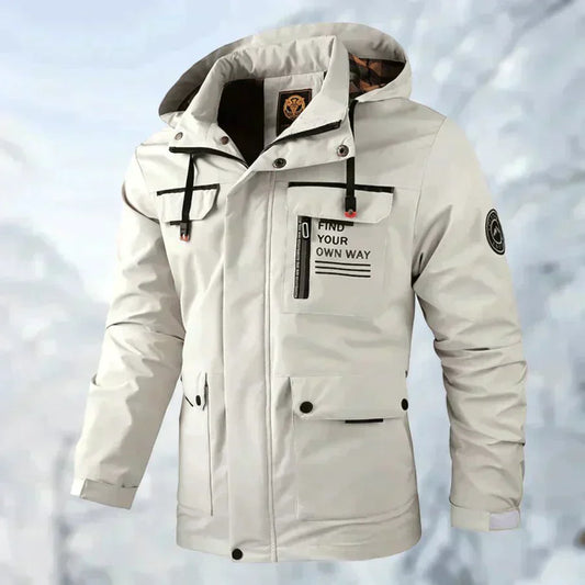 Velur™ | Chaqueta de exterior cómoda, cortaviento e impermeable.