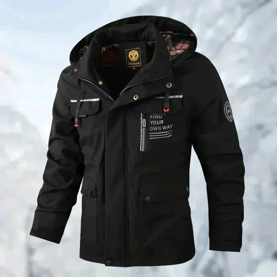 Velur™ | Chaqueta de exterior cómoda, cortaviento e impermeable.