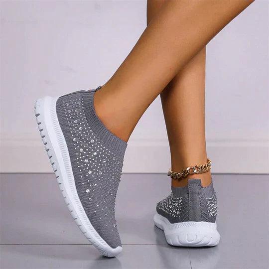 Crystal Slip-on Sneakers | Zapatos Slip-on de moda