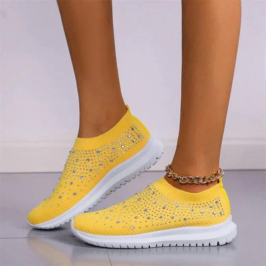 Crystal Slip-on Sneakers | Zapatos Slip-on de moda