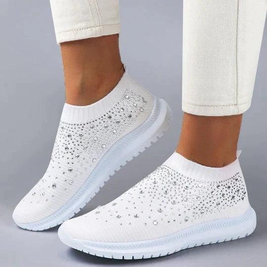 Crystal Slip-on Sneakers | Zapatos Slip-on de moda