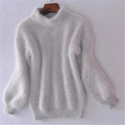 Paloma | Jersey de angora vintage holgado