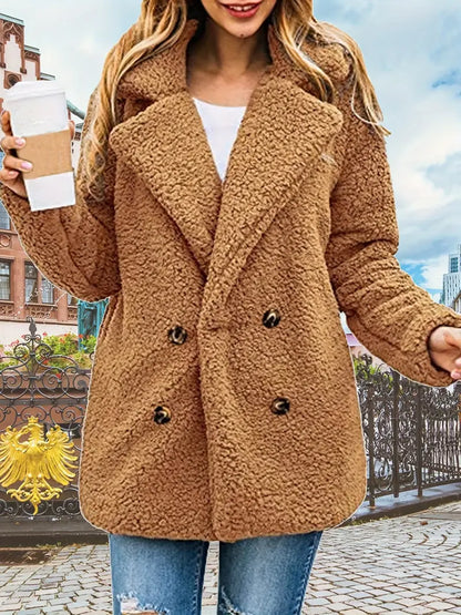 Chaqueta de punto de felpa