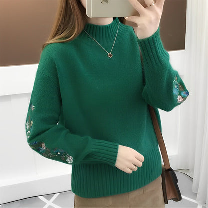 Pyra Sweater | Jersey de punto con bordado floral