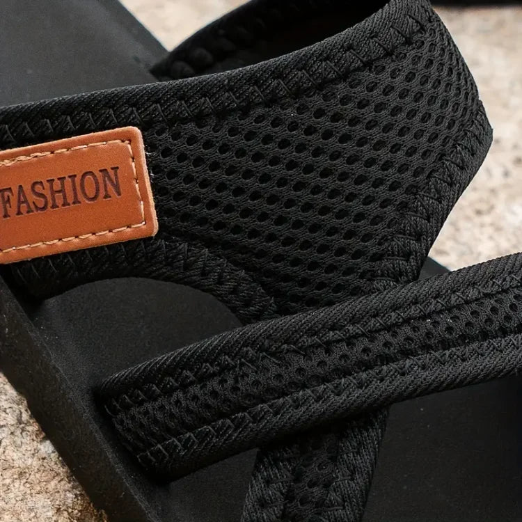Damskie Sandały Płaskie Z Paskami Na Krzyż