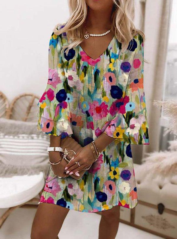 Vestido floral Sibylle