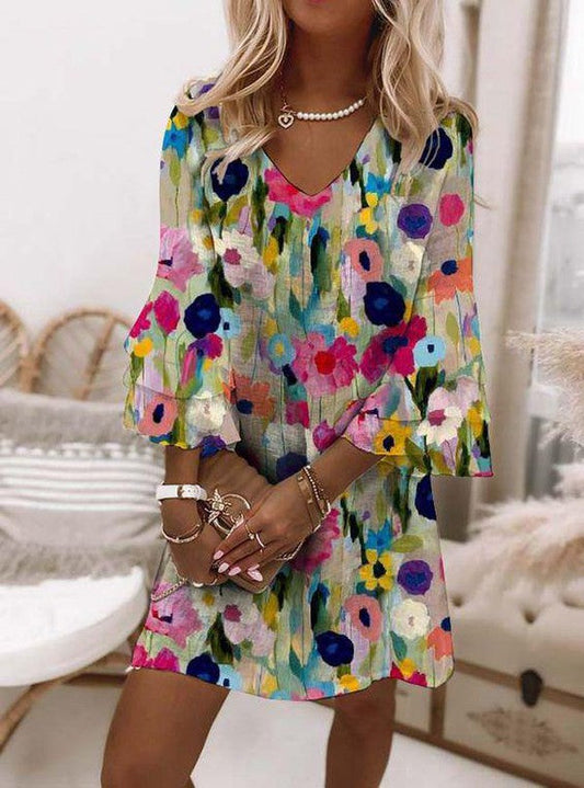 Vestido floral Sibylle