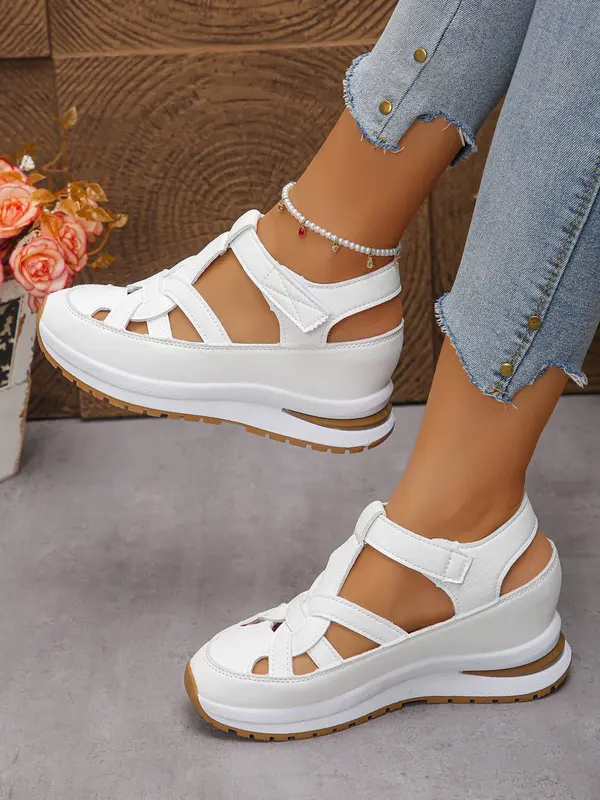 Damskie Sandały Sneakersy na Platformie