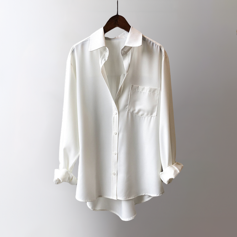 Camisa de señora con bolsillo