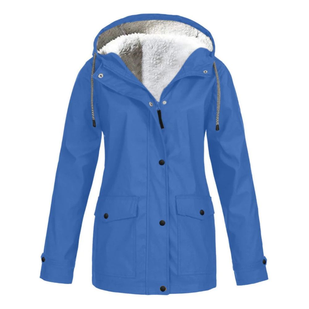 Chaqueta de invierno para mujer con forro polar | Linda