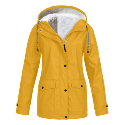 Chaqueta de invierno para mujer con forro polar | Linda