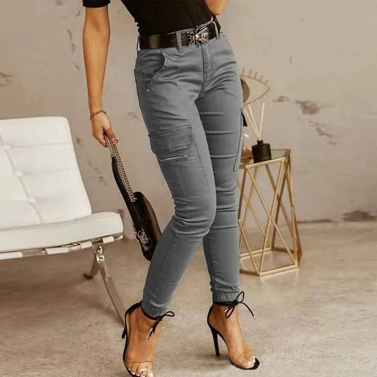 pantalones cargo chic para mujer