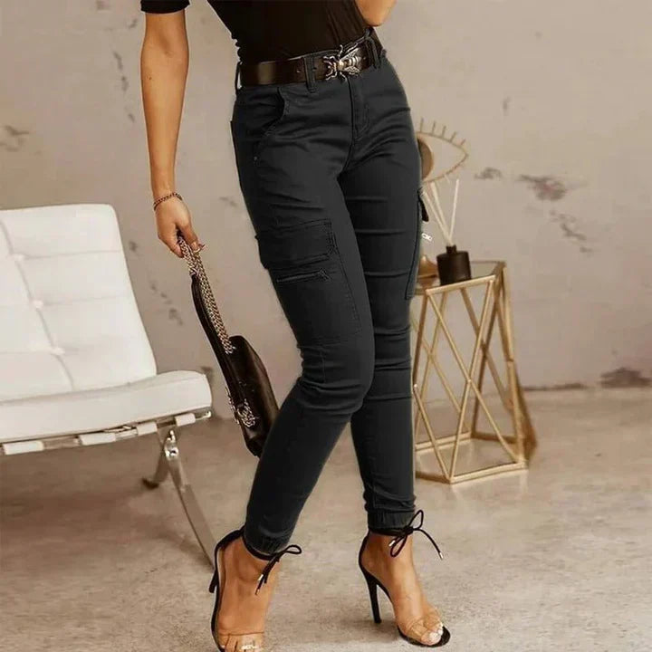 pantalones cargo chic para mujer