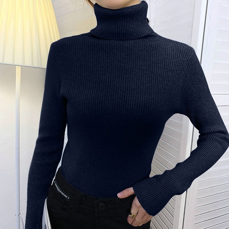 Jersey de cuello alto: moderno y cómodo