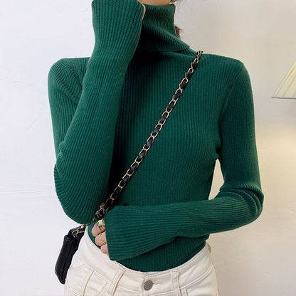 Jersey de cuello alto: moderno y cómodo