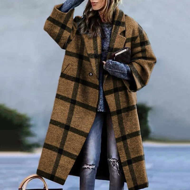 Elegante y cálida chaqueta de lana