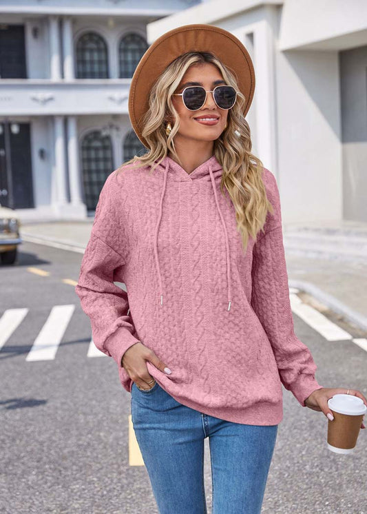 Lucia - Sudadera informal de punto con capucha
