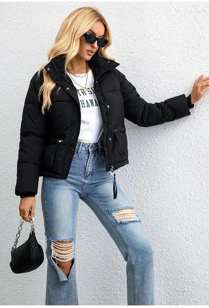 Sabrina - Chaqueta corta de forro polar