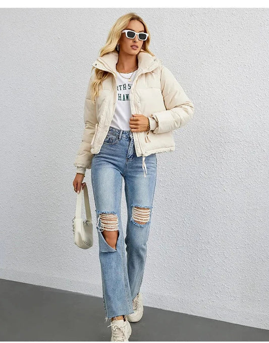 Sabrina - Chaqueta corta de forro polar