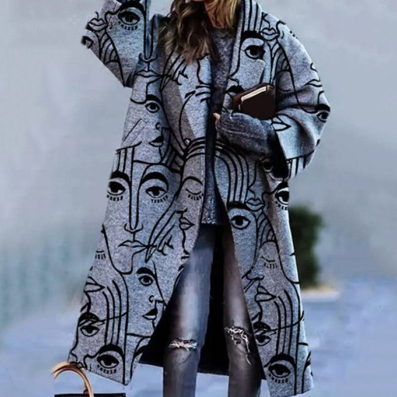 Elegante y cálida chaqueta de lana